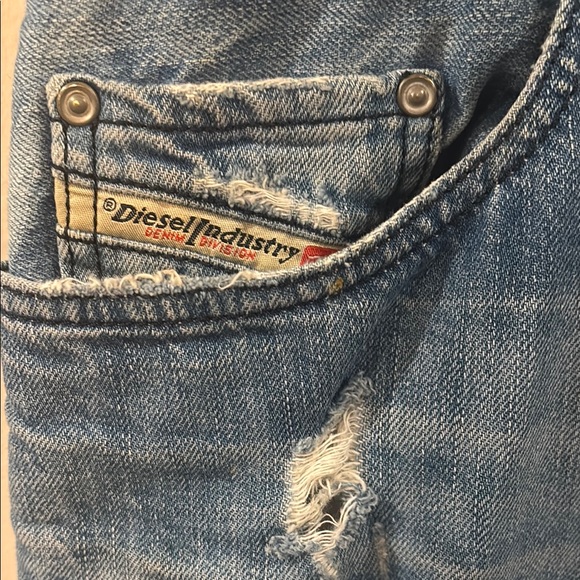 Diesel Blue Slim Straight Jeans Men's 34x34 - Picture 5 of 10